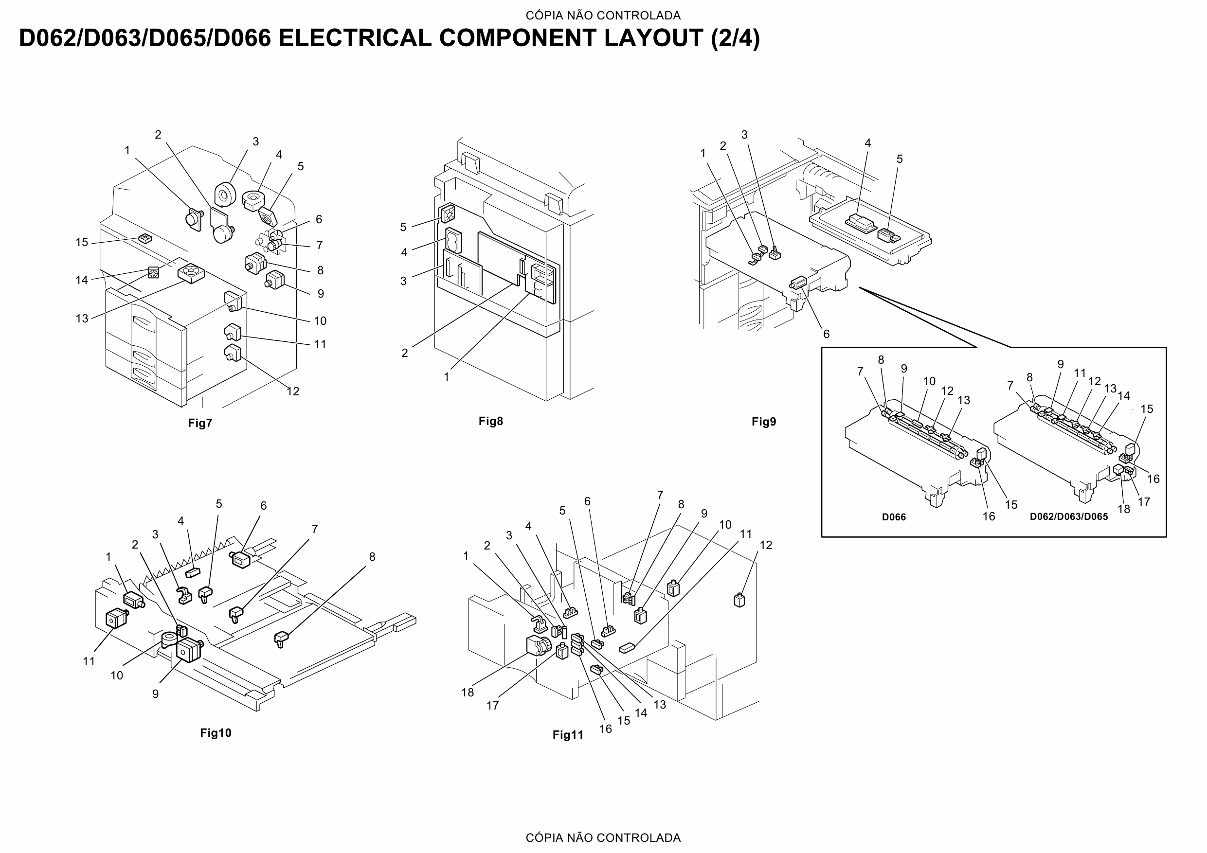 RICOH Aficio MP-6001 7001 8001 9001 D062 D063 D065 D066 Circuit Diagram-6